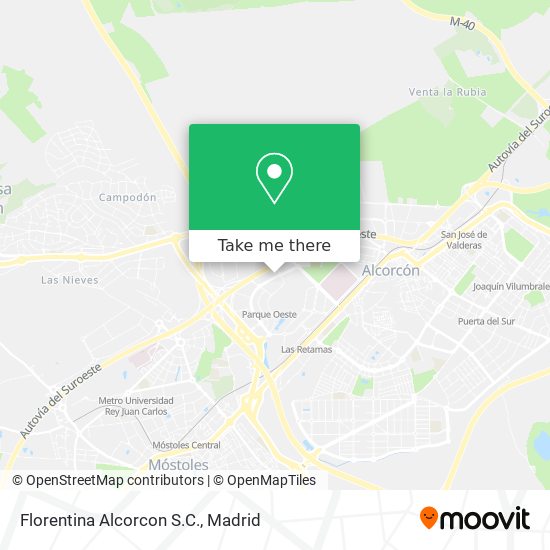 Florentina Alcorcon S.C. map