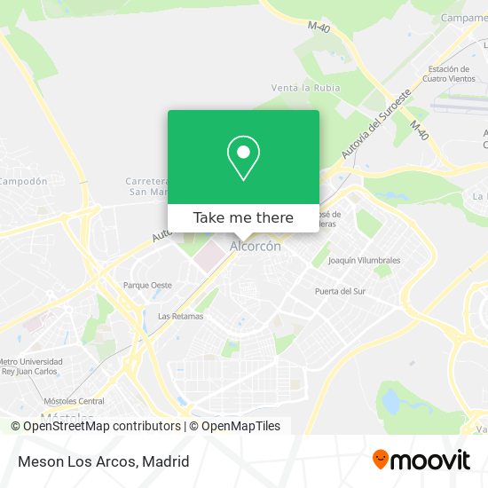 Meson Los Arcos map