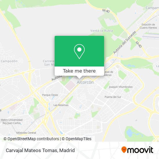 Carvajal Mateos Tomas map