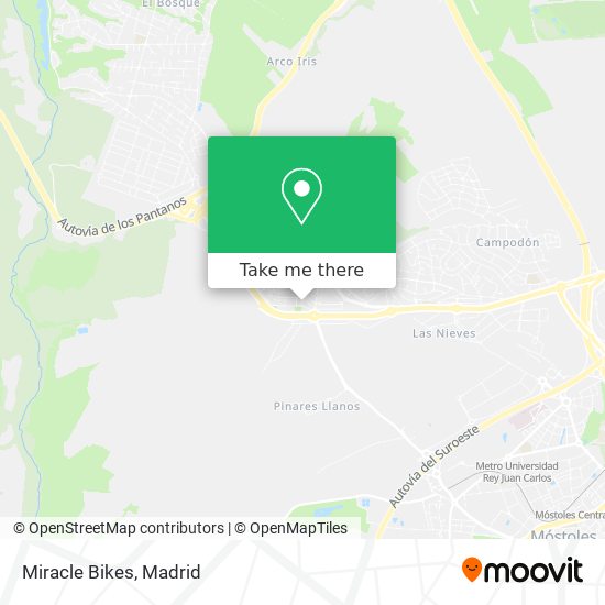 Miracle Bikes map