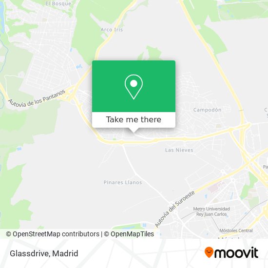 mapa Glassdrive