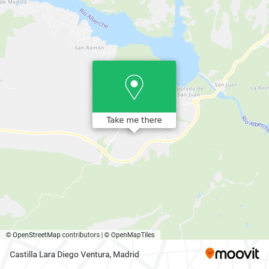 Castilla Lara Diego Ventura map