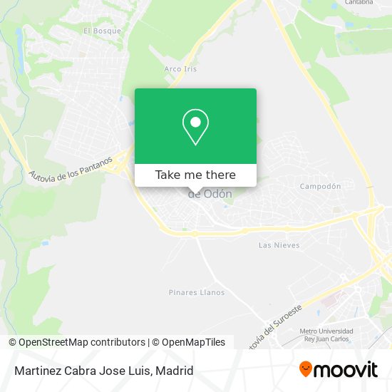 Martinez Cabra Jose Luis map