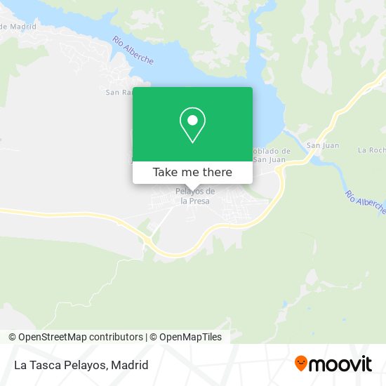 La Tasca Pelayos map