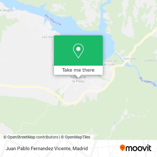 Juan Pablo Fernandez Vicente map