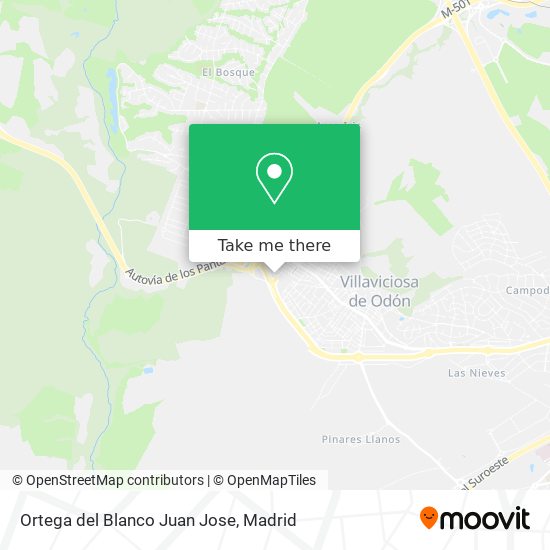 Ortega del Blanco Juan Jose map