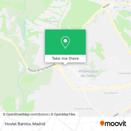 Hoslet Barrios map