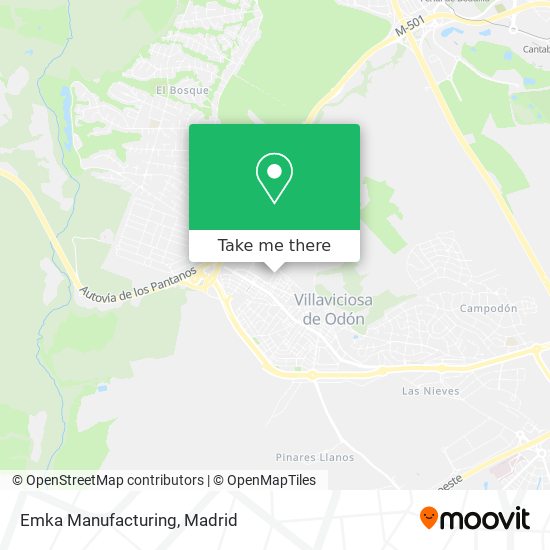 mapa Emka Manufacturing