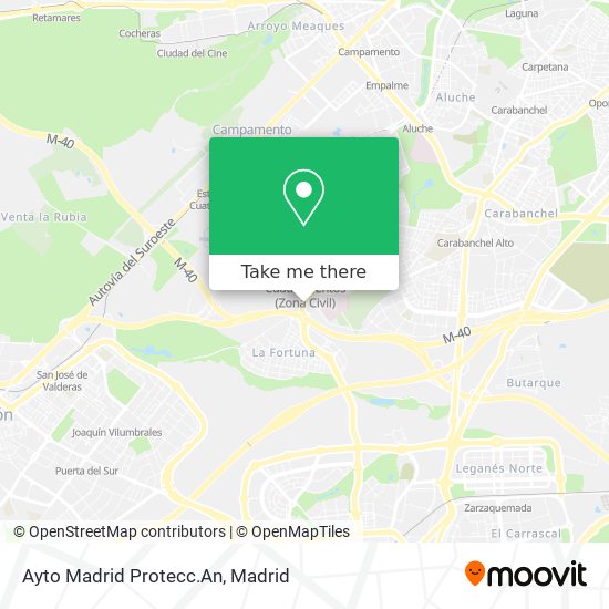 Ayto Madrid Protecc.An map