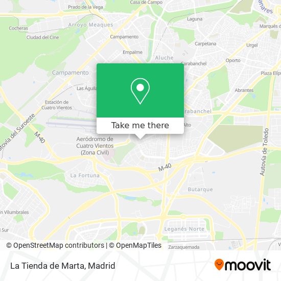 La Tienda de Marta map