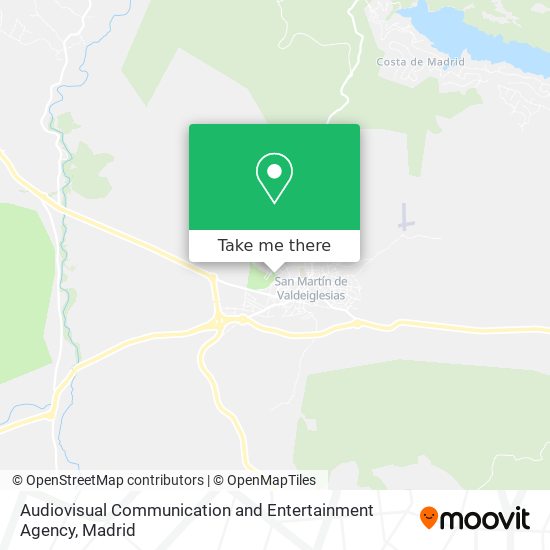 Audiovisual Communication and Entertainment Agency map