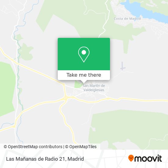 Las Mañanas de Radio 21 map