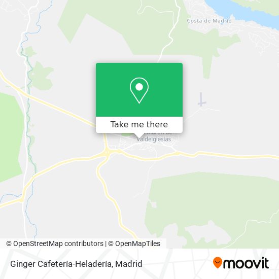 mapa Ginger Cafetería-Heladería