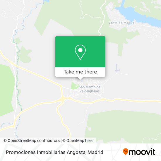 Promociones Inmobiliarias Angosta map
