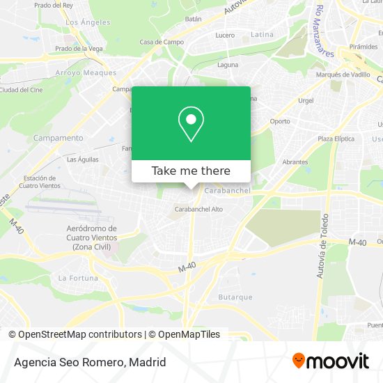 Agencia Seo Romero map