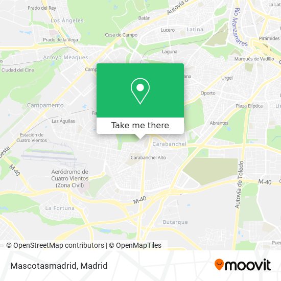 Mascotasmadrid map