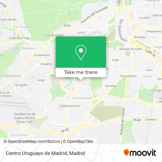 Centro Uruguayo de Madrid map