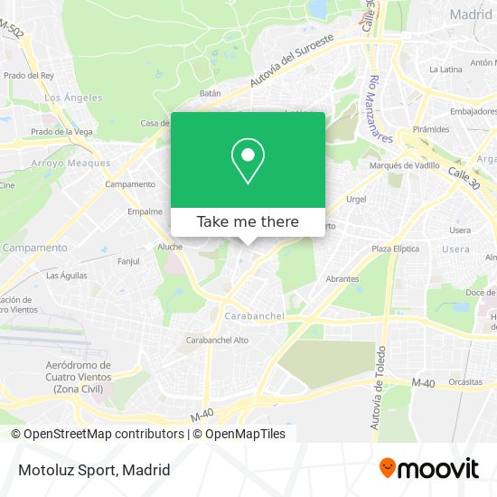 Motoluz Sport map