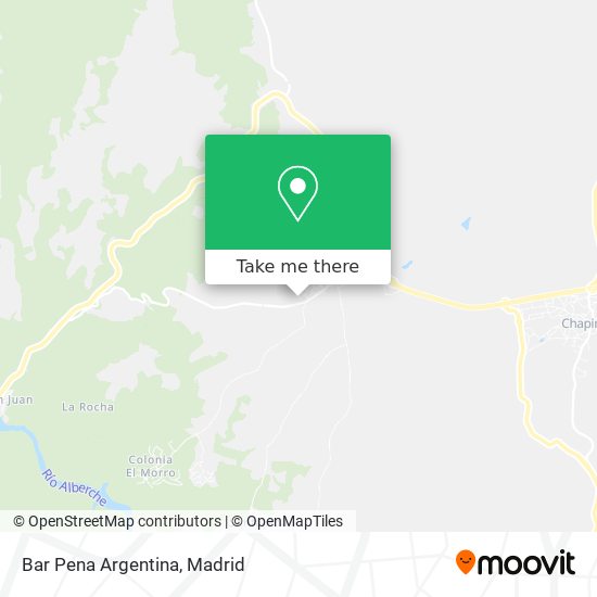 Bar Pena Argentina map