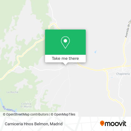 mapa Carniceria Hnos Belmon