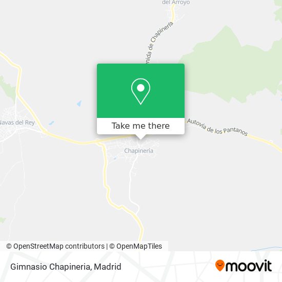 Gimnasio Chapineria map