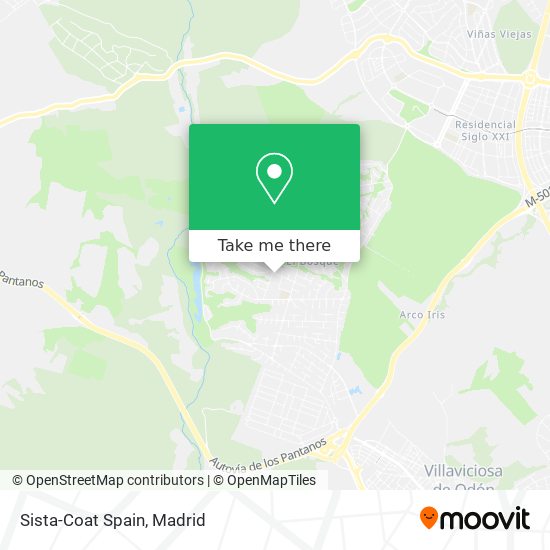 Sista-Coat Spain map