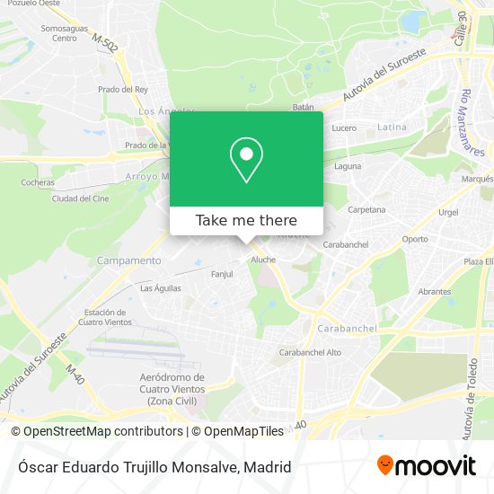 mapa Óscar Eduardo Trujillo Monsalve