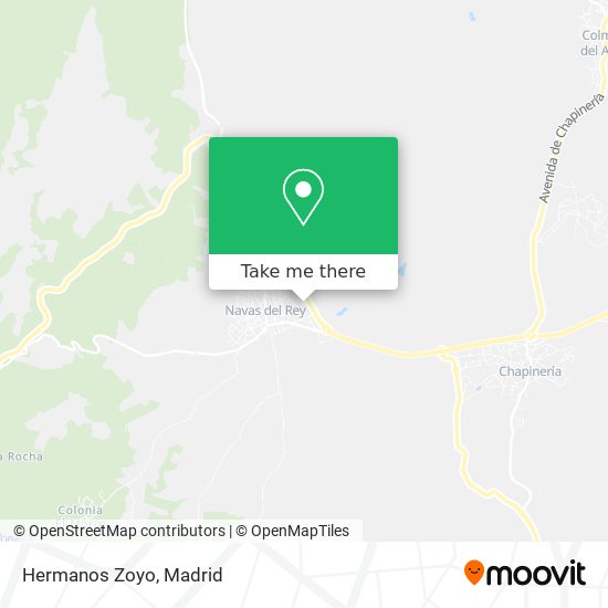 Hermanos Zoyo map