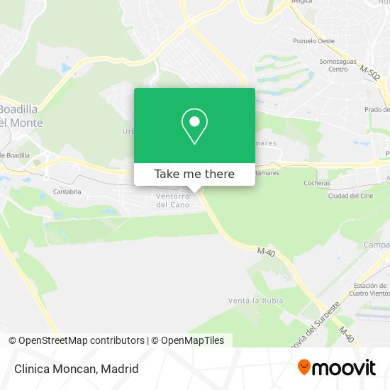 Clinica Moncan map