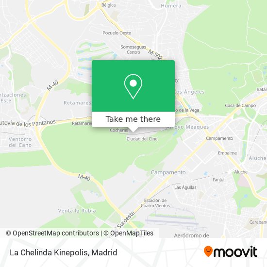 mapa La Chelinda Kinepolis