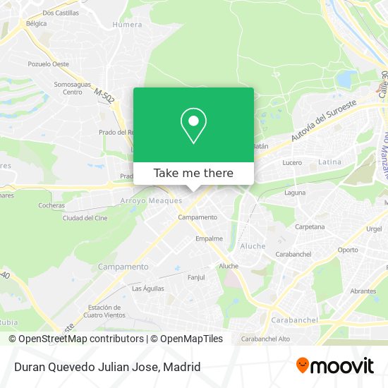 Duran Quevedo Julian Jose map