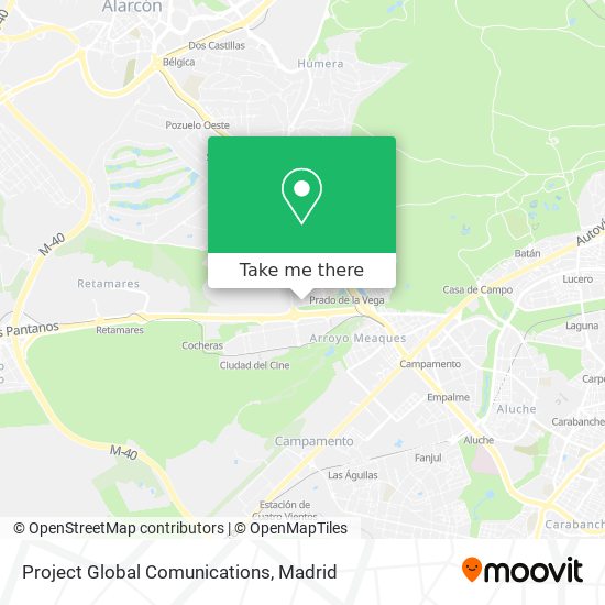 Project Global Comunications map