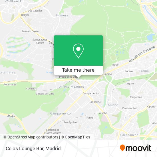 Celos Lounge Bar map