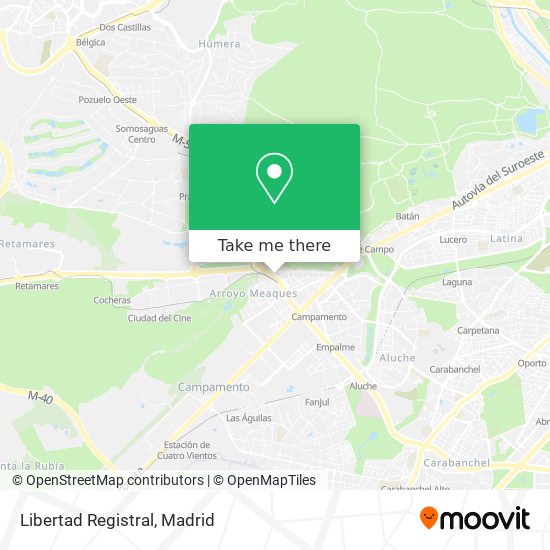 Libertad Registral map