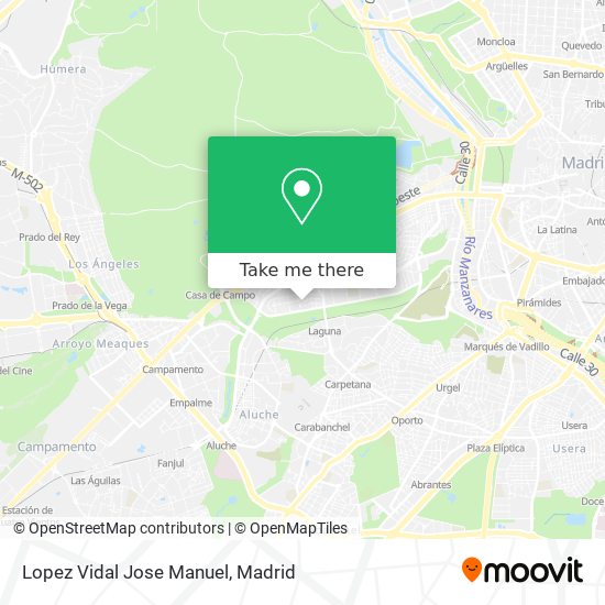 Lopez Vidal Jose Manuel map