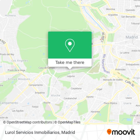 mapa Lurol Servicios Inmobiliarios