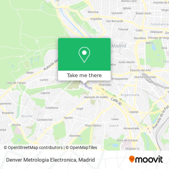 Denver Metrologia Electronica map