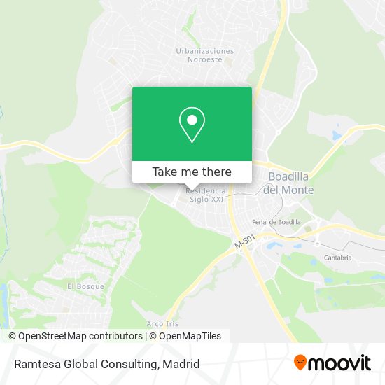 mapa Ramtesa Global Consulting