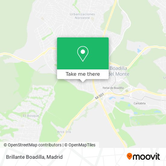 Brillante Boadilla map