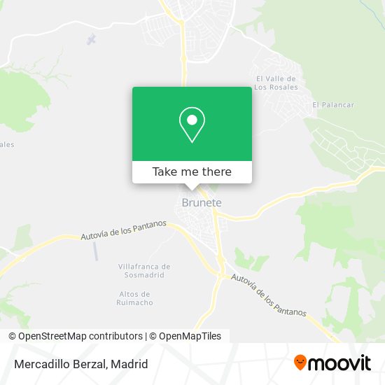 Mercadillo Berzal map