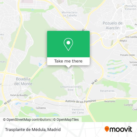 Trasplante de Médula map