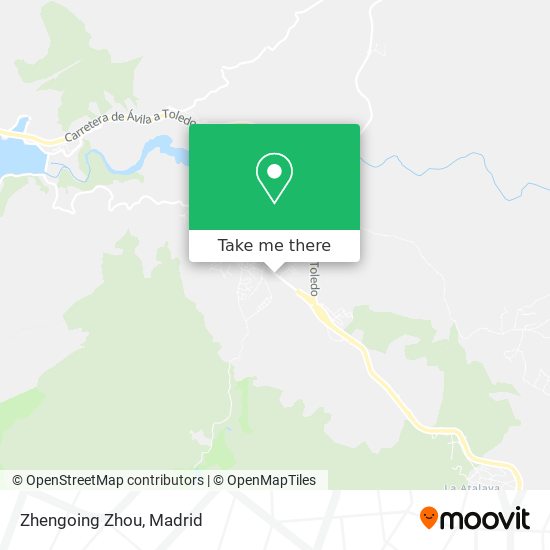 mapa Zhengoing Zhou