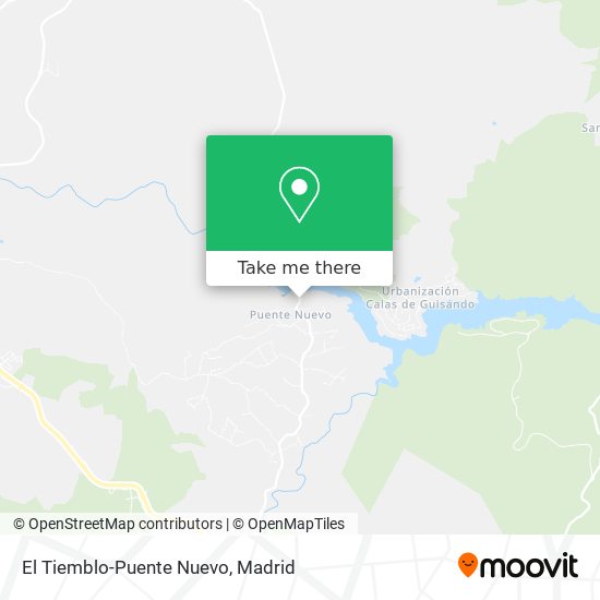 El Tiemblo-Puente Nuevo map