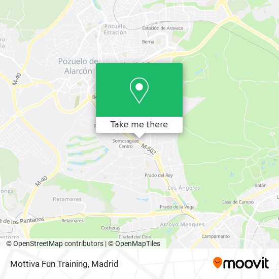 Mottiva Fun Training map