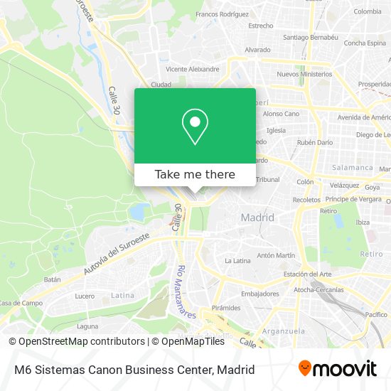 M6 Sistemas Canon Business Center map