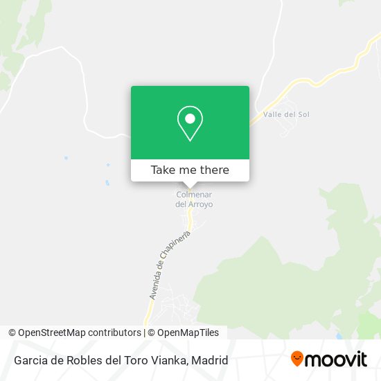 mapa Garcia de Robles del Toro Vianka