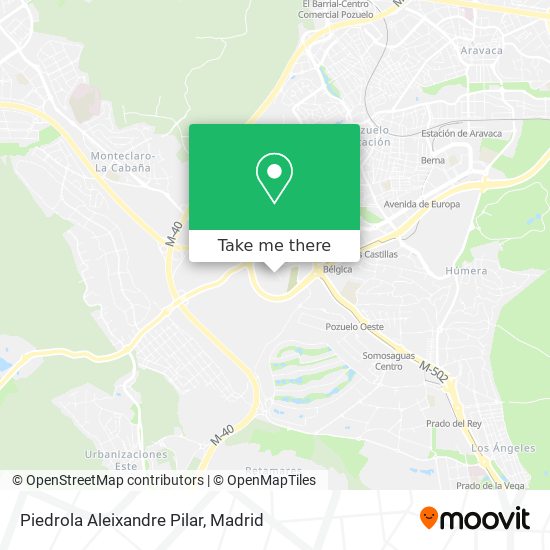Piedrola Aleixandre Pilar map