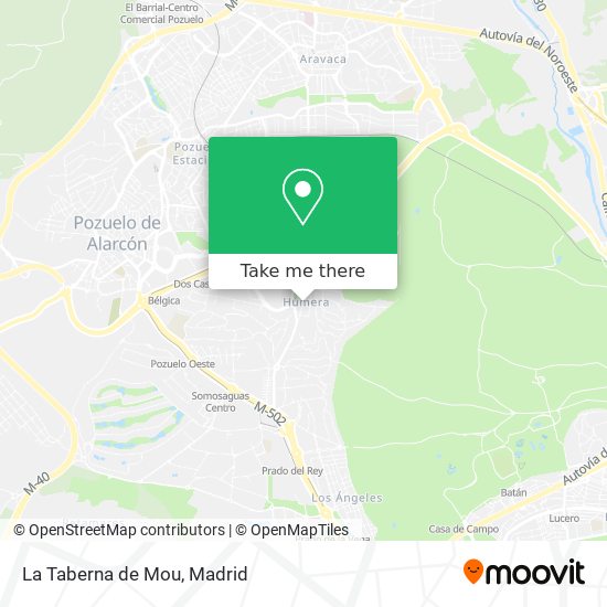 La Taberna de Mou map