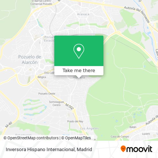 Inversora Hispano Internacional map