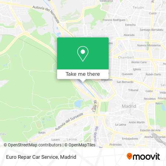 mapa Euro Repar Car Service